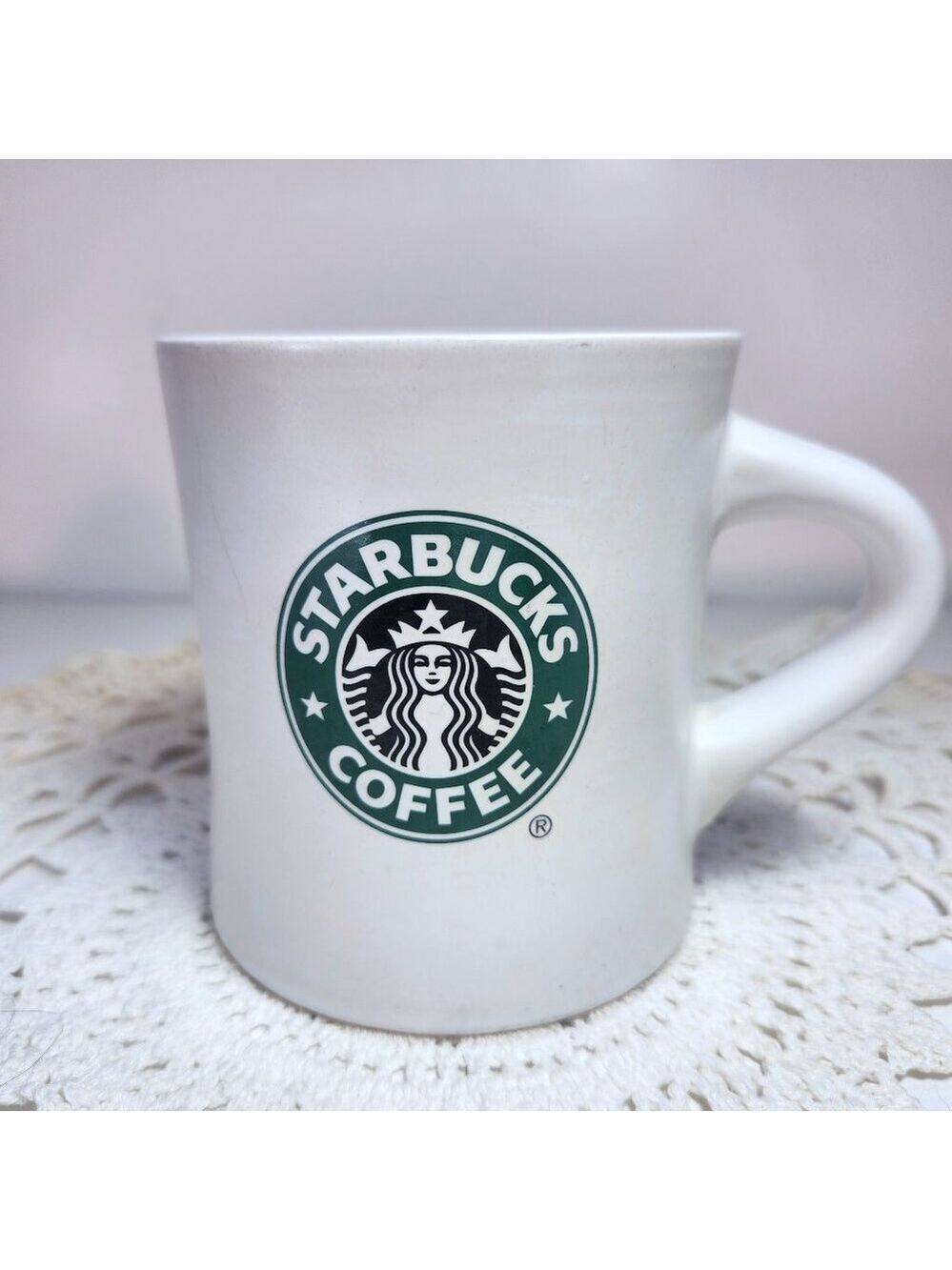 Starbucks Coffee Cup Mug Siren Mermaid Logo on Both Sides 10.5 Fl Oz